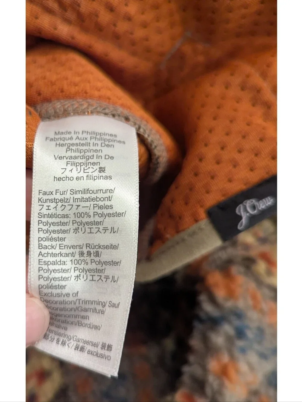 J. Crew Nordic Fair Isle Sherpa Half Zip Pullover Size Medium